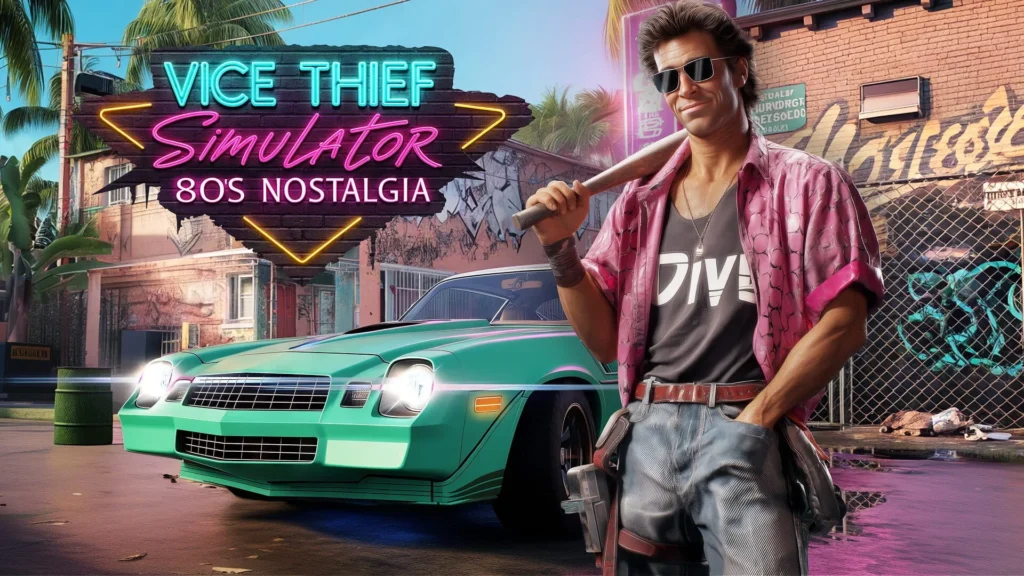 Vice Thief Simulator: 80s Nostalgia – Artwork 01