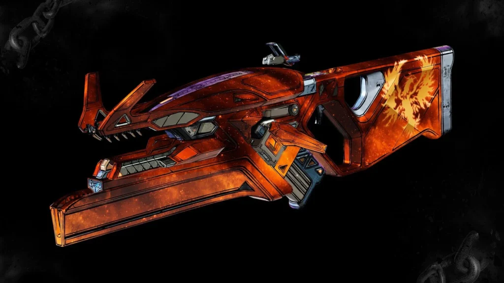 Borderlands 4: Firehawk's Fury Weapon Skin – Artwork 01